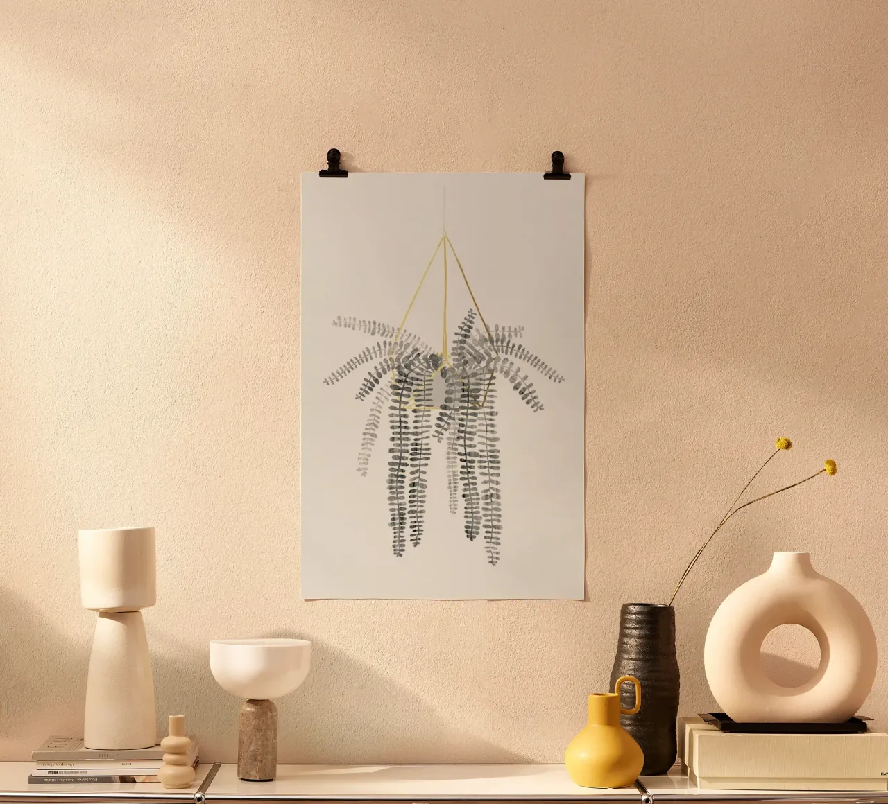 Urban Jungle No. 1 poster con telaio in plastica da typealive