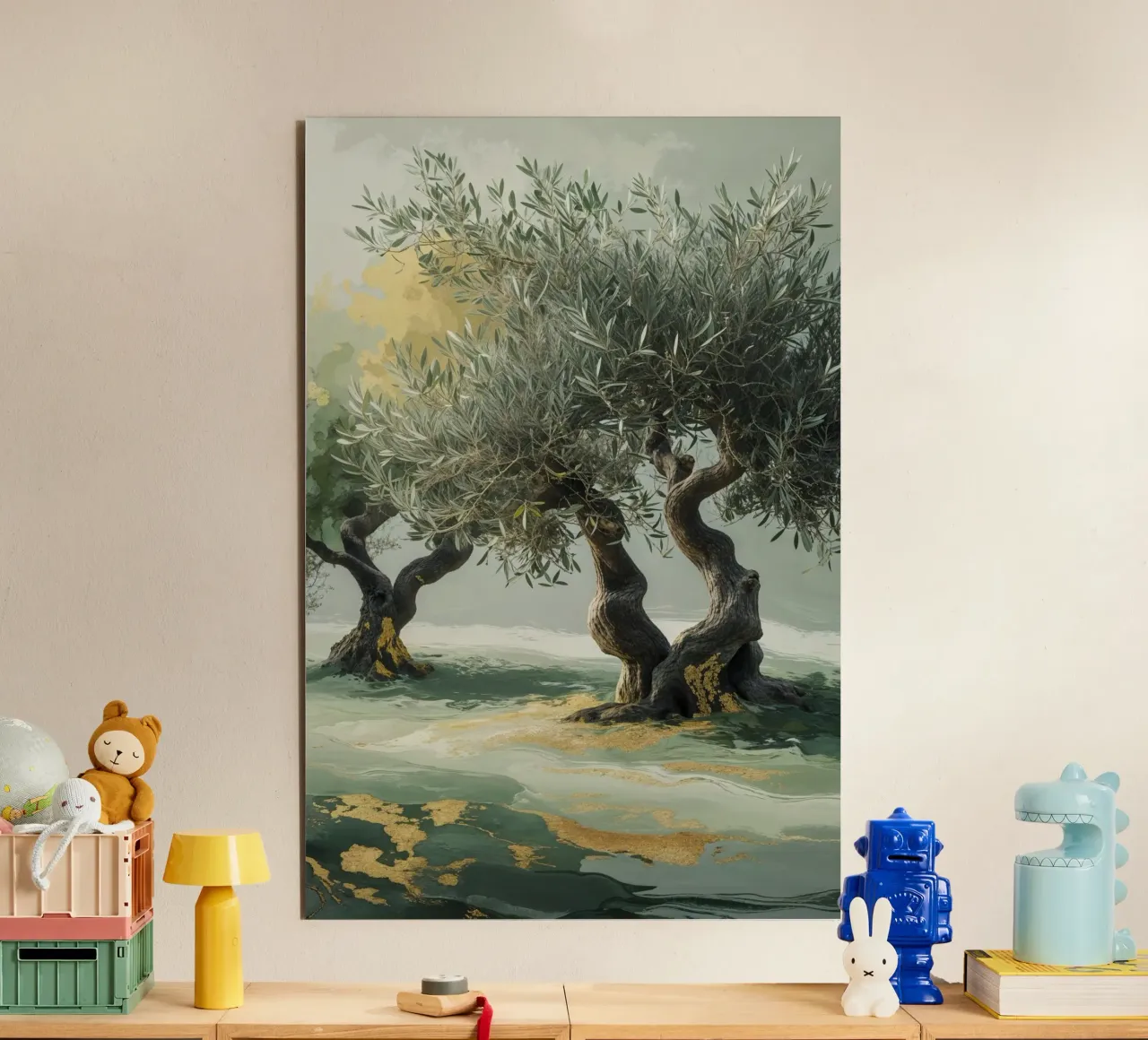 The Enchantment of Olive Trees alluminio dibond da AlbertKlee
