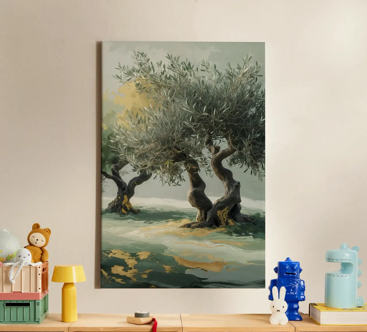 The Enchantment of Olive Trees tela da AlbertKlee