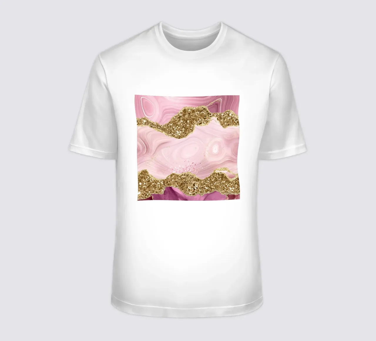 Agata Glitter Dazzle Texture 11 t-shirt da Gemstone Textures
