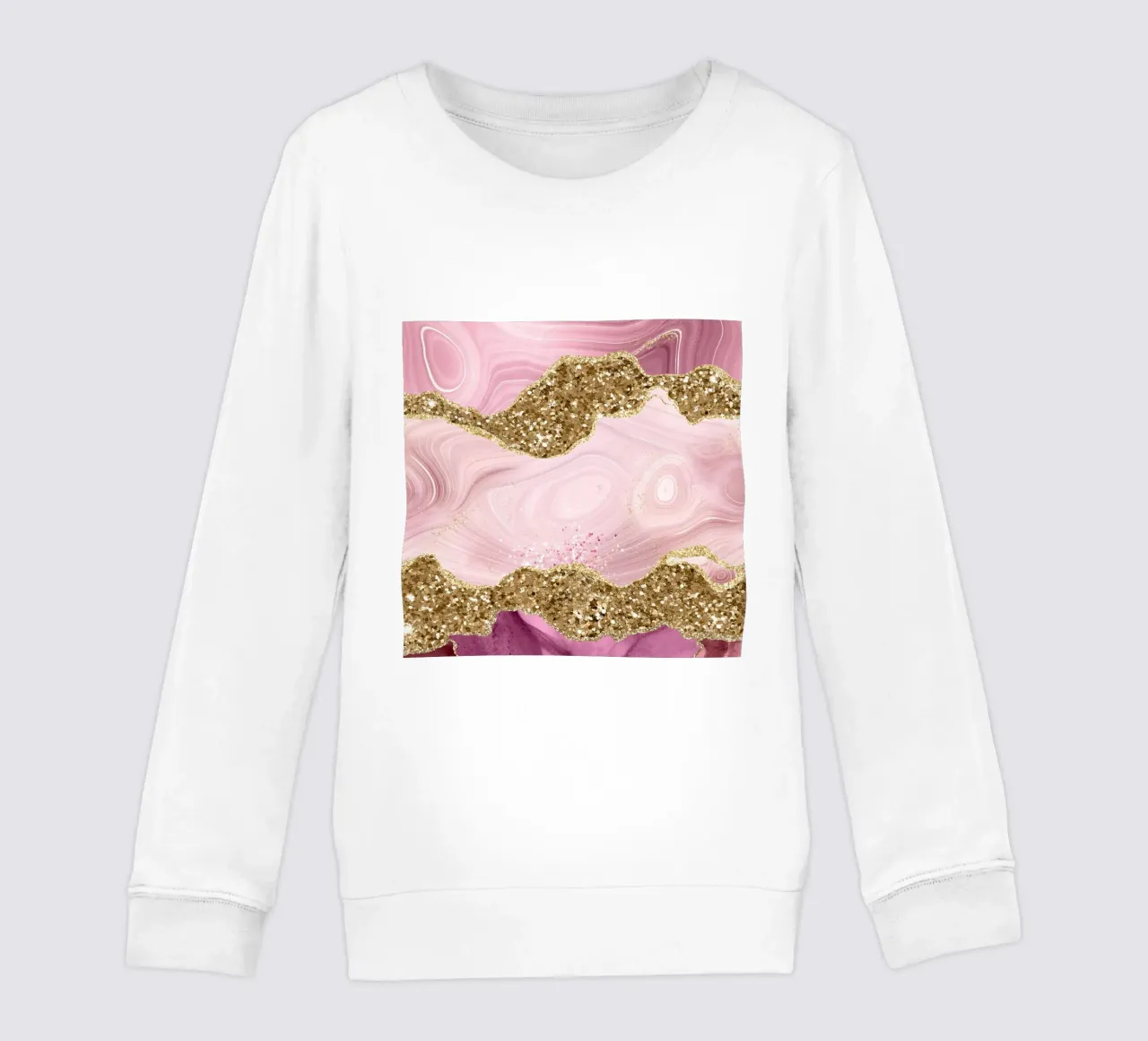 Ágata Brillo Deslumbrante Textura 11 sudadera para niño de Gemstone Textures
