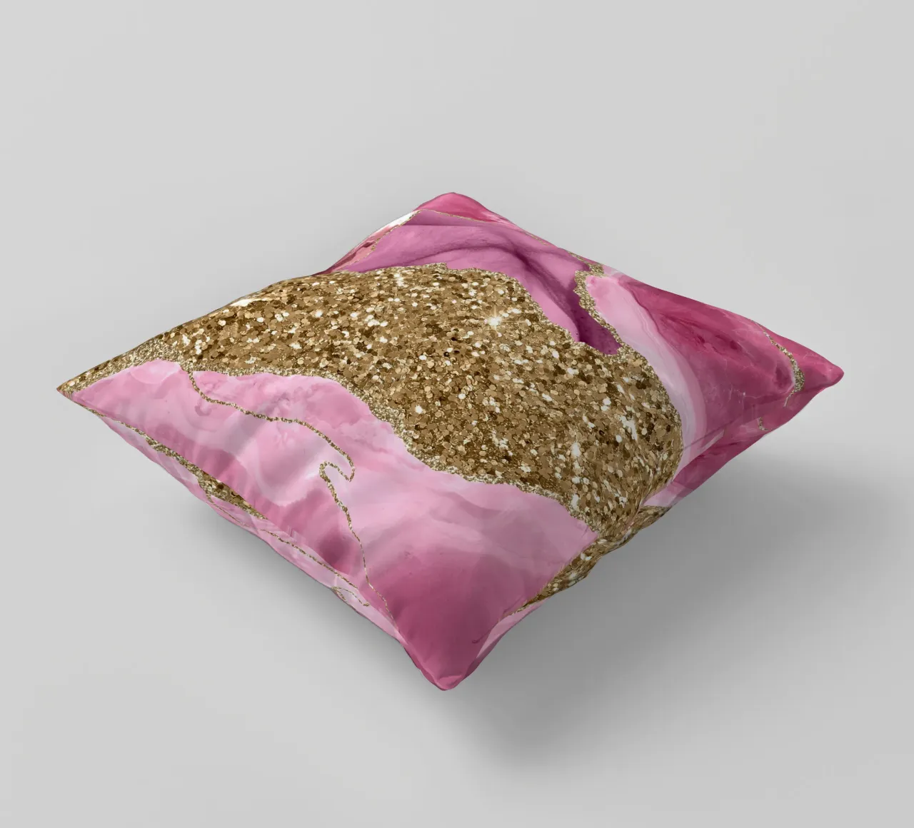 Agate Glitter Dazzle Texture 12 decorative cushion by Gemstone Textures