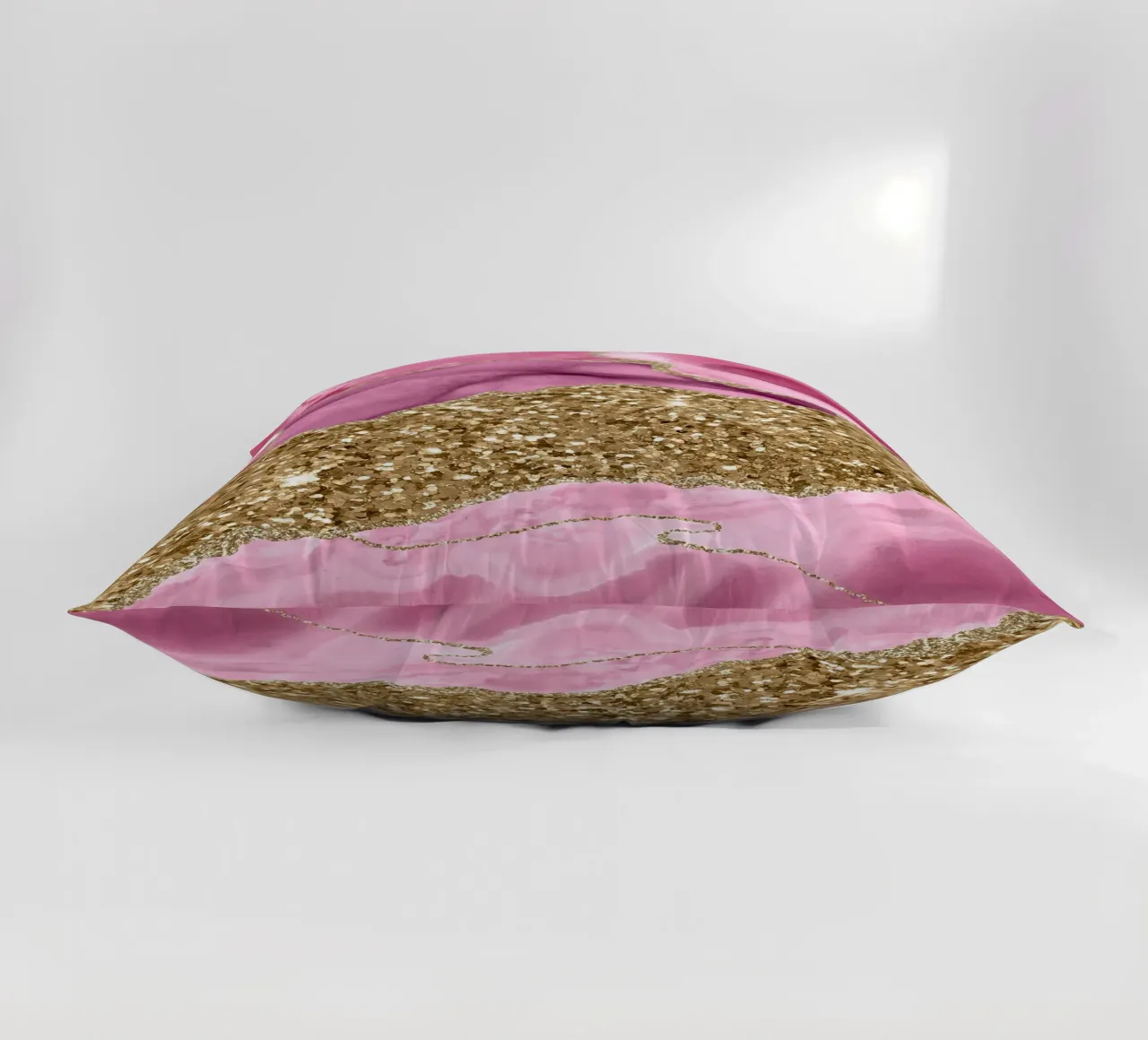 Agate Glitter Dazzle Texture 12 decorative cushion by Gemstone Textures