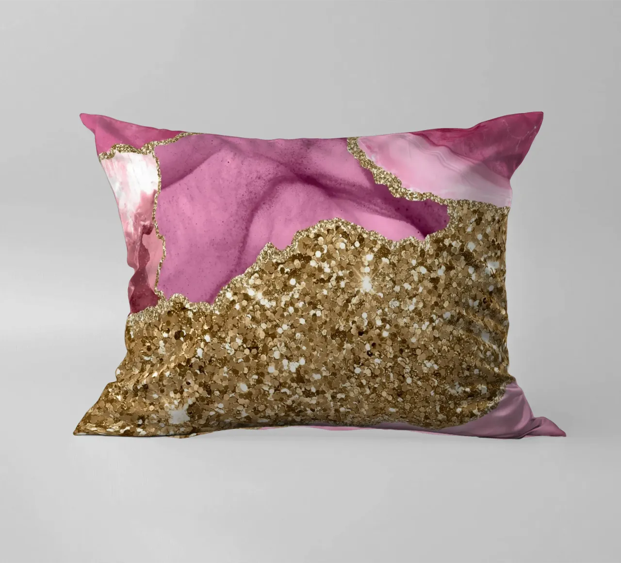 Agate Glitter Dazzle Texture 12 decorative cushion by Gemstone Textures