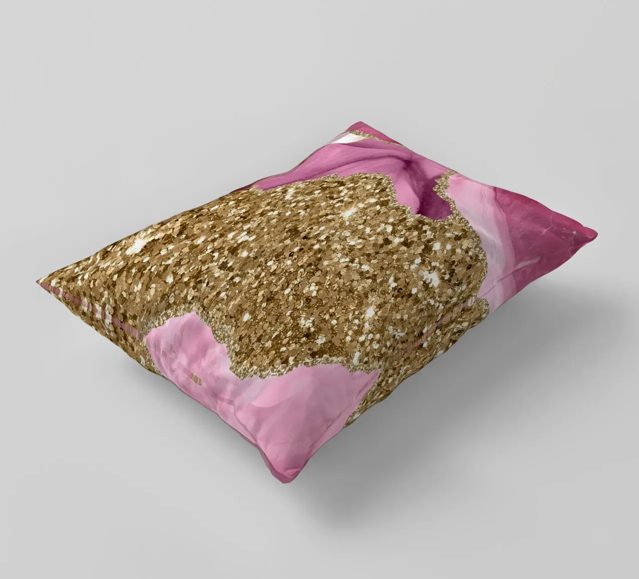 Agate Glitter Dazzle Texture 12 decorative cushion by Gemstone Textures