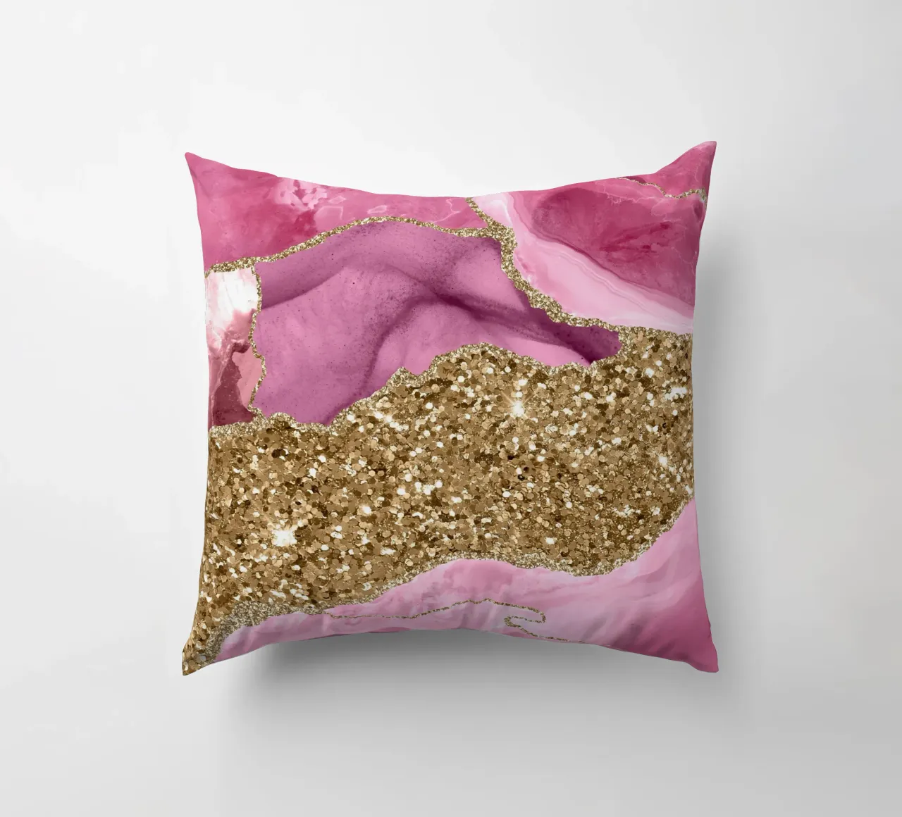 Agate Glitter Dazzle Texture 12 decorative cushion by Gemstone Textures
