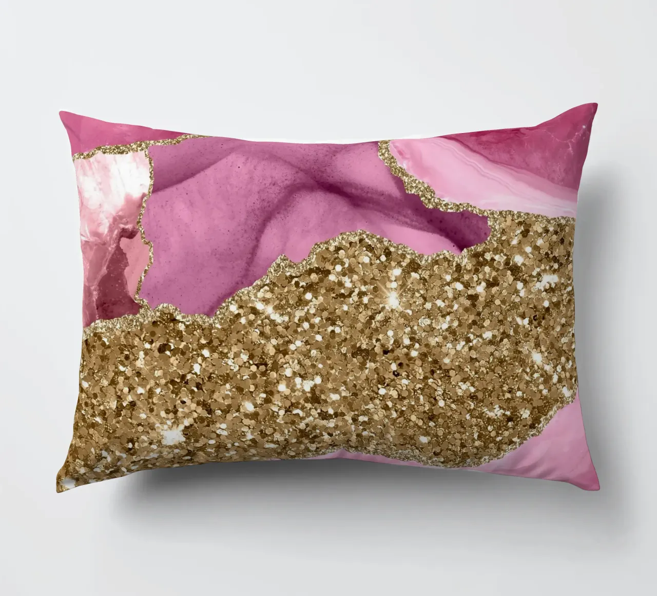 Agate Glitter Dazzle Texture 12 decorative cushion by Gemstone Textures