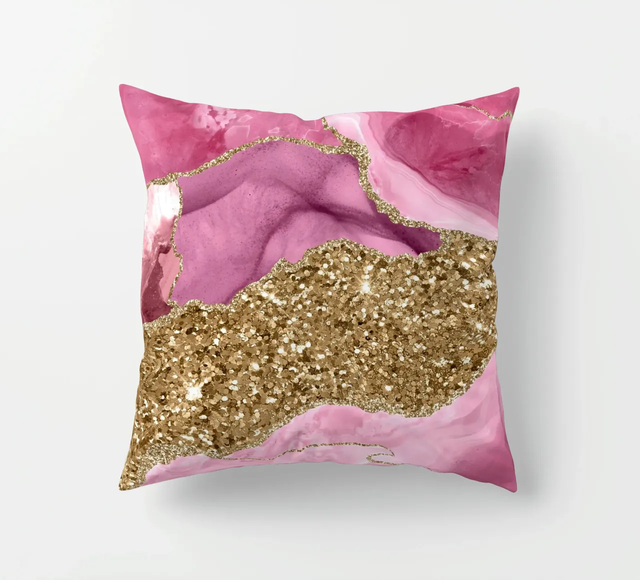 Agate Glitter Dazzle Texture 12 decorative cushion by Gemstone Textures