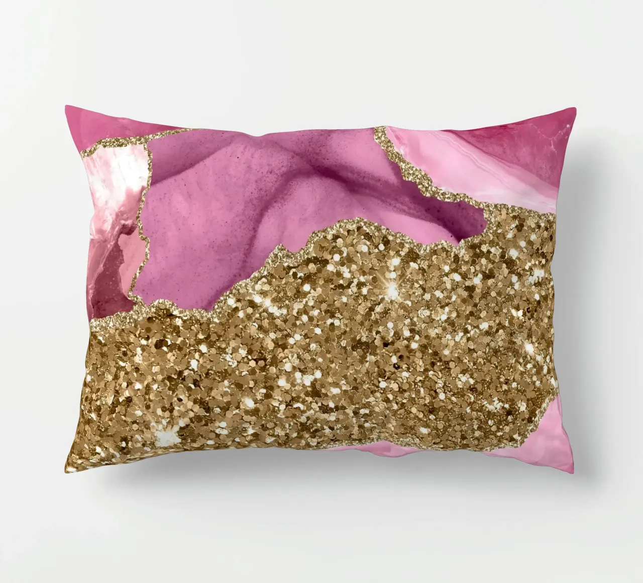 Agate Glitter Dazzle Texture 12 decorative cushion by Gemstone Textures
