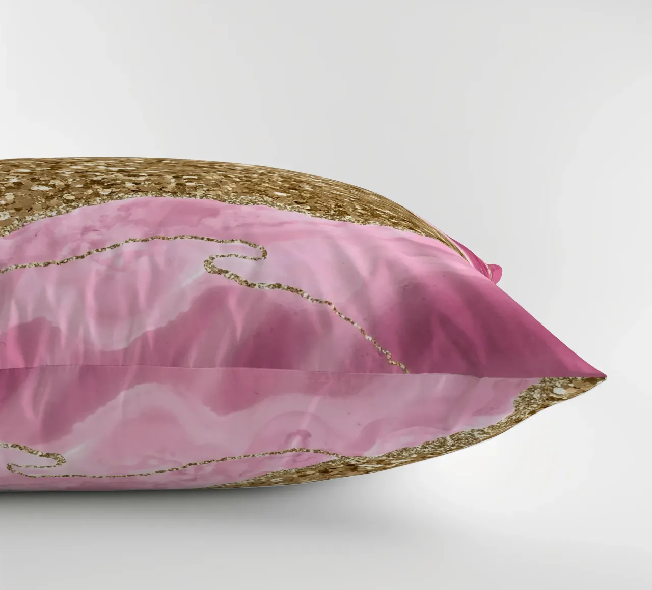 Agate Glitter Dazzle Texture 12 decorative cushion by Gemstone Textures