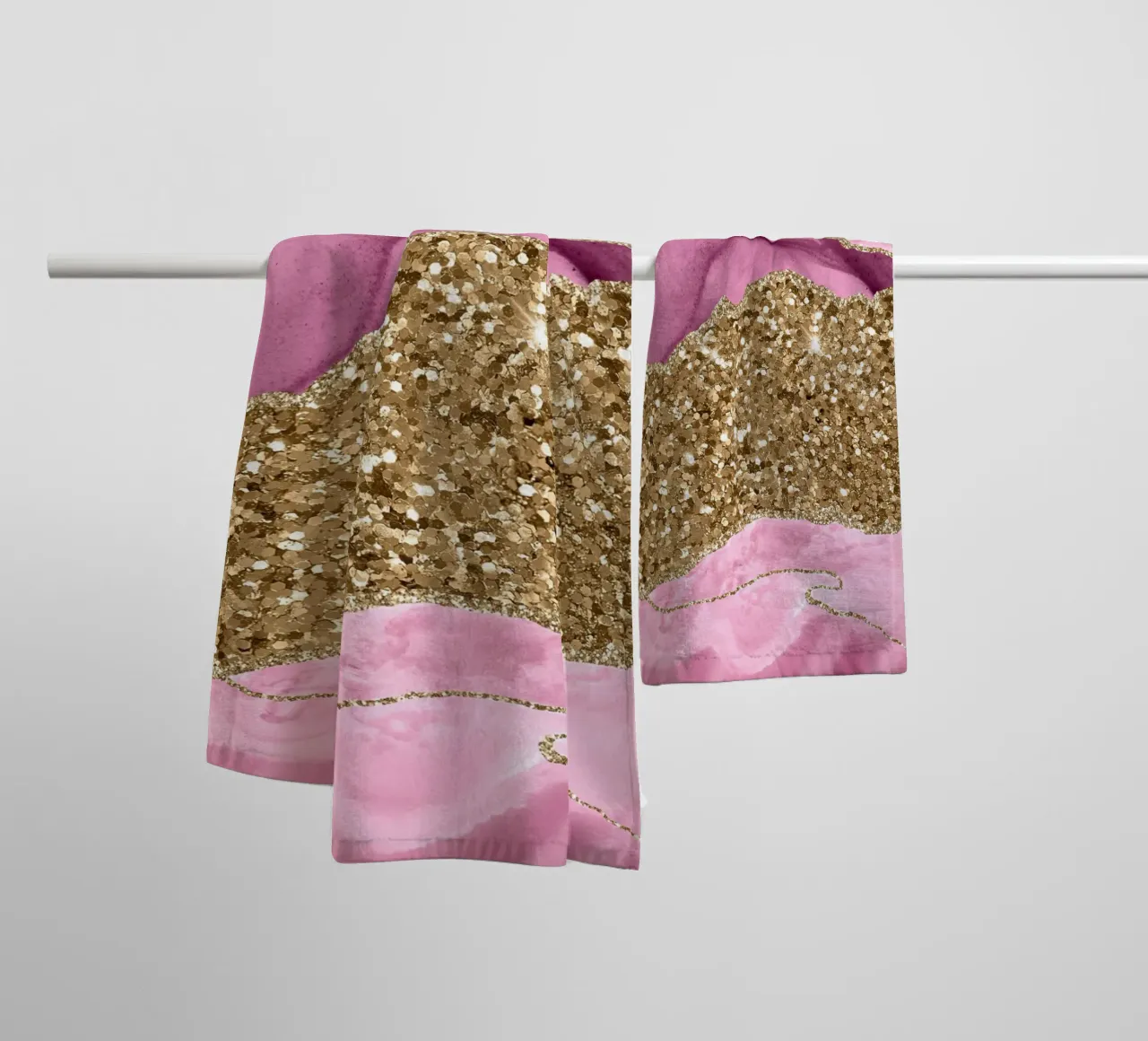 Ágata Brillo Deslumbrante Textura 12 toalla de baño de Gemstone Textures