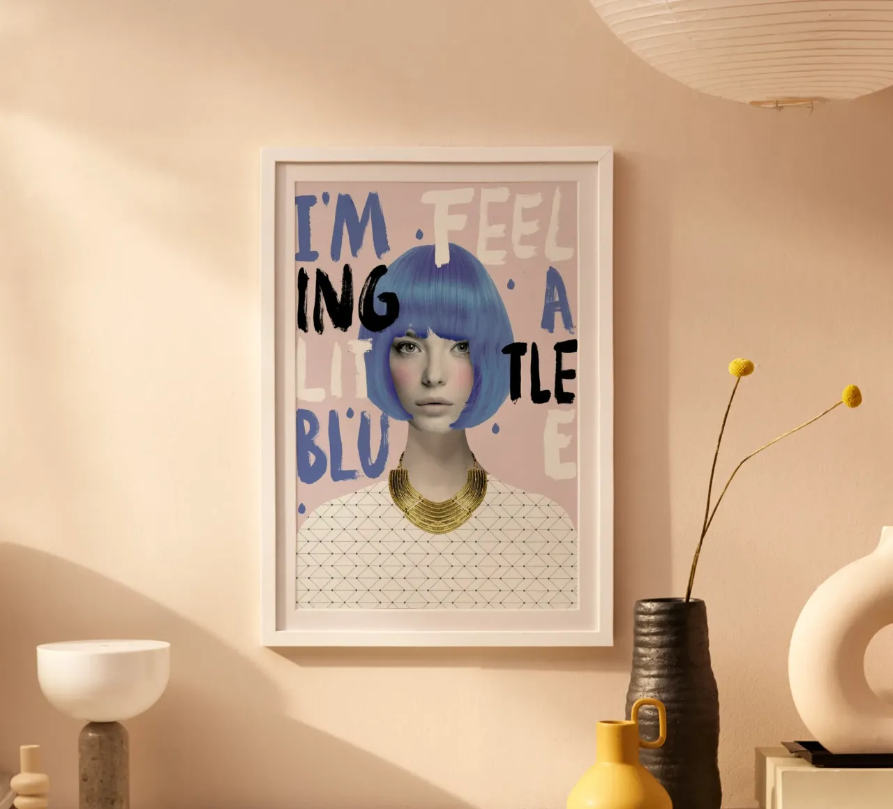 Urban Portrait No. 3 poster con telaio in alluminio da typealive