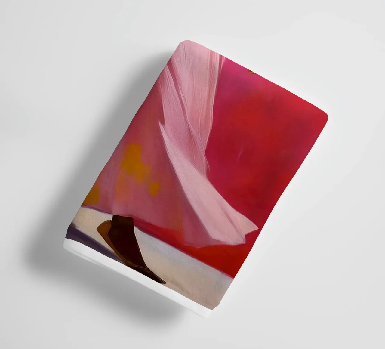 Ritratto di donna africana moderna nei colori rosa e rosa asciugamano da bagno da Take Your Art BV