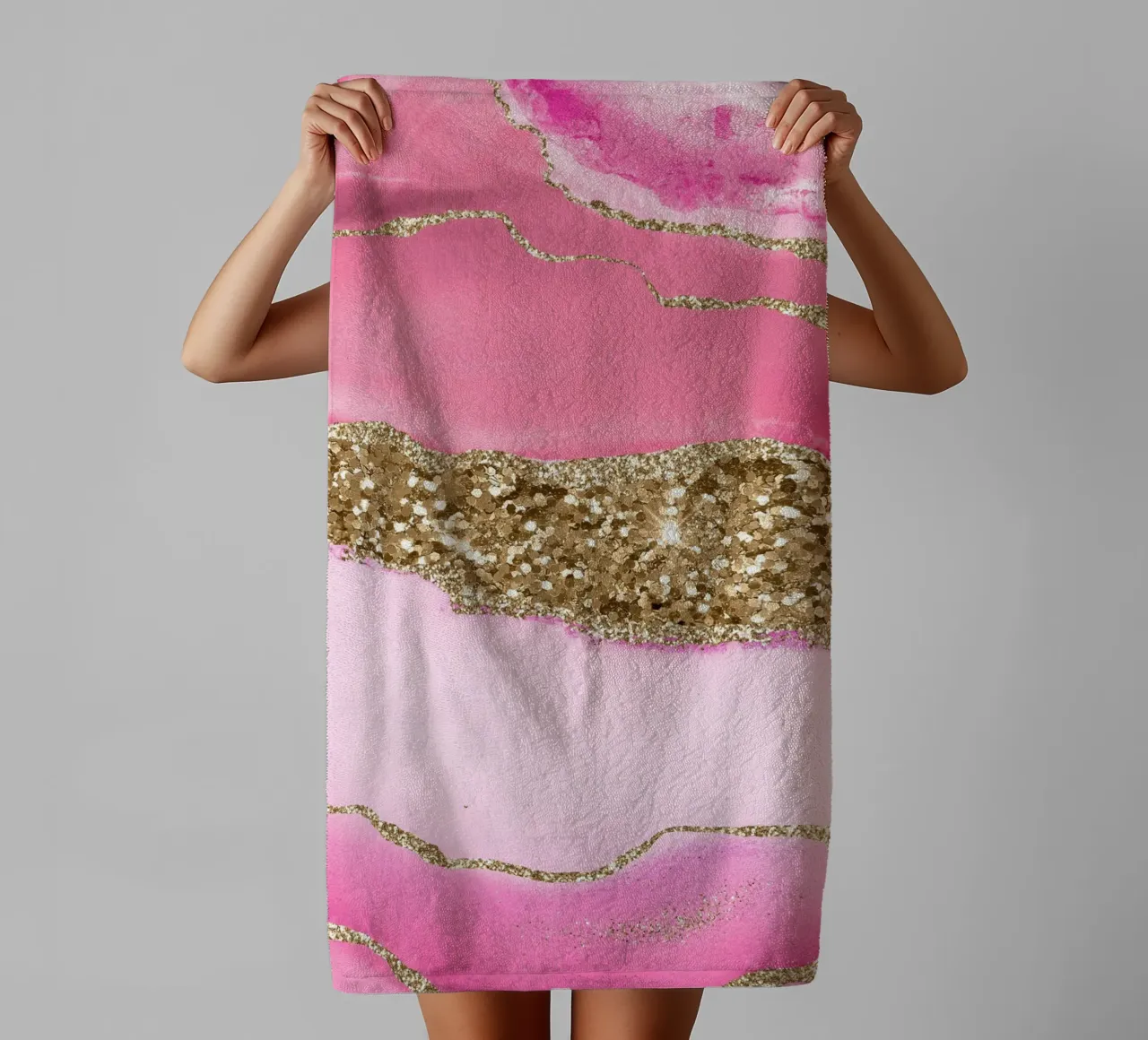 Agata Glitter Dazzle Texture 14 asciugamano da bagno da Gemstone Textures