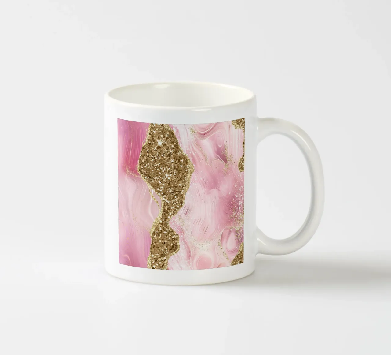Agata Glitter Dazzle Texture 16 tazza in ceramica da Gemstone Textures