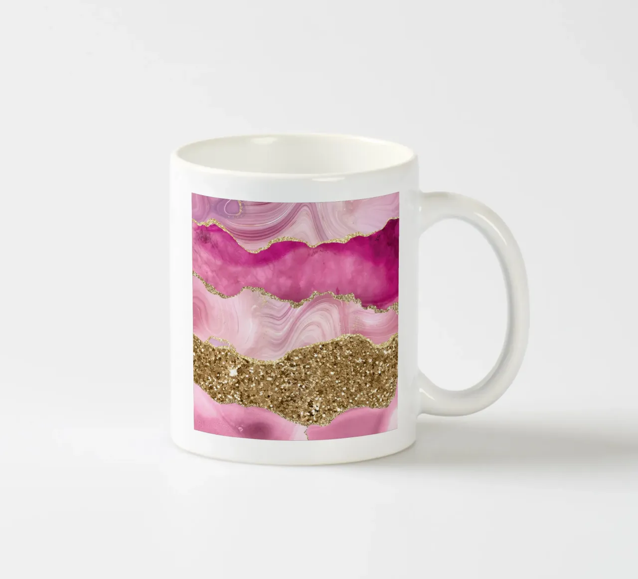 Agata Glitter Dazzle Texture 17 tazza in ceramica da Gemstone Textures