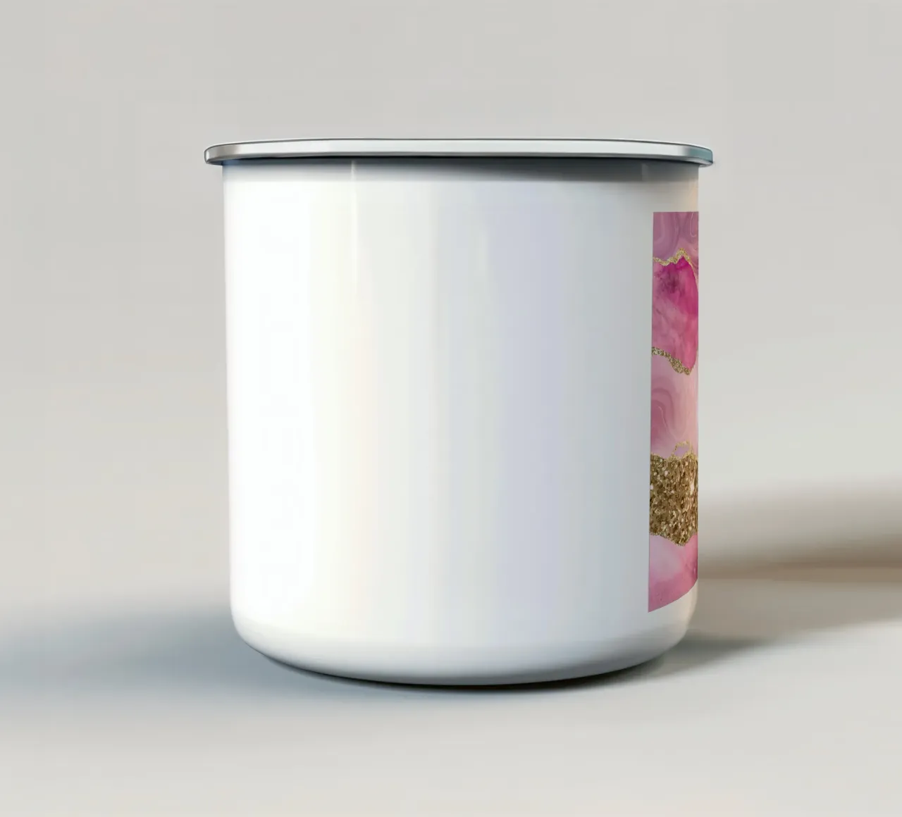 Agata Glitter Dazzle Texture 17 tazza in smalto da Gemstone Textures