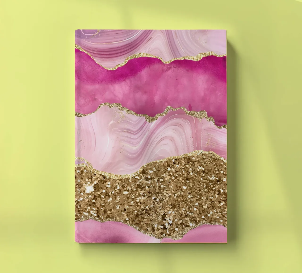 Agate Glitter Dazzle Texture 17 notebook by Gemstone Textures