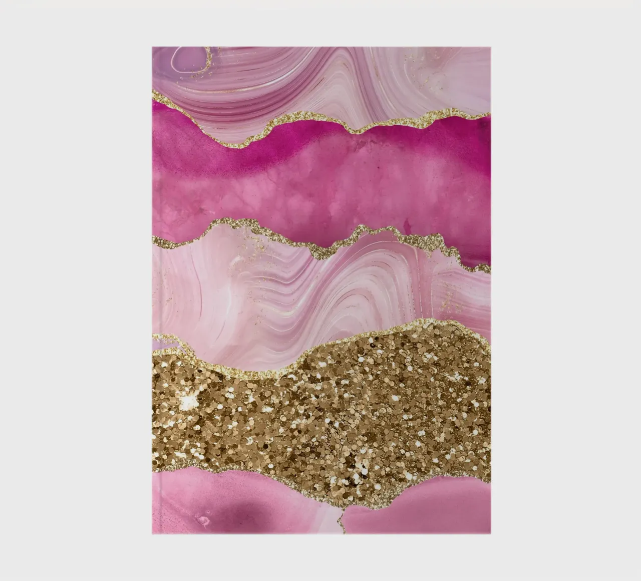 Agate Glitter Dazzle Texture 17 notebook by Gemstone Textures