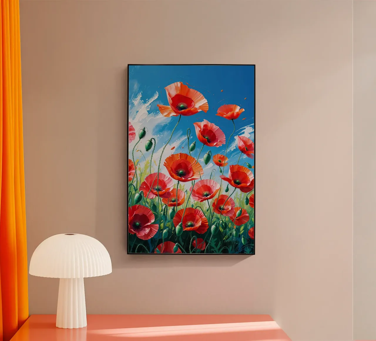 A Celebration of Scarlet Fields plexiglass da AlbertKlee