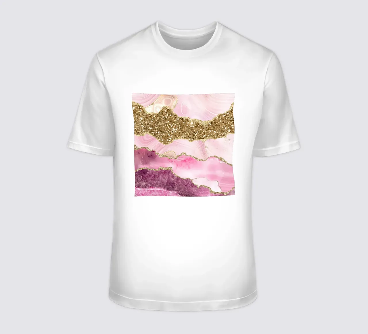 Agata Glitter Dazzle Texture 18 t-shirt da Gemstone Textures