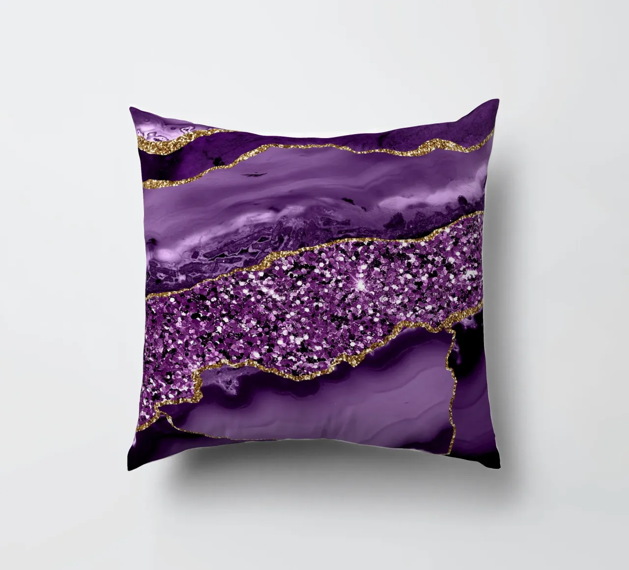 Agata Glitter Ocean Texture 02 cuscino da Gemstone Textures