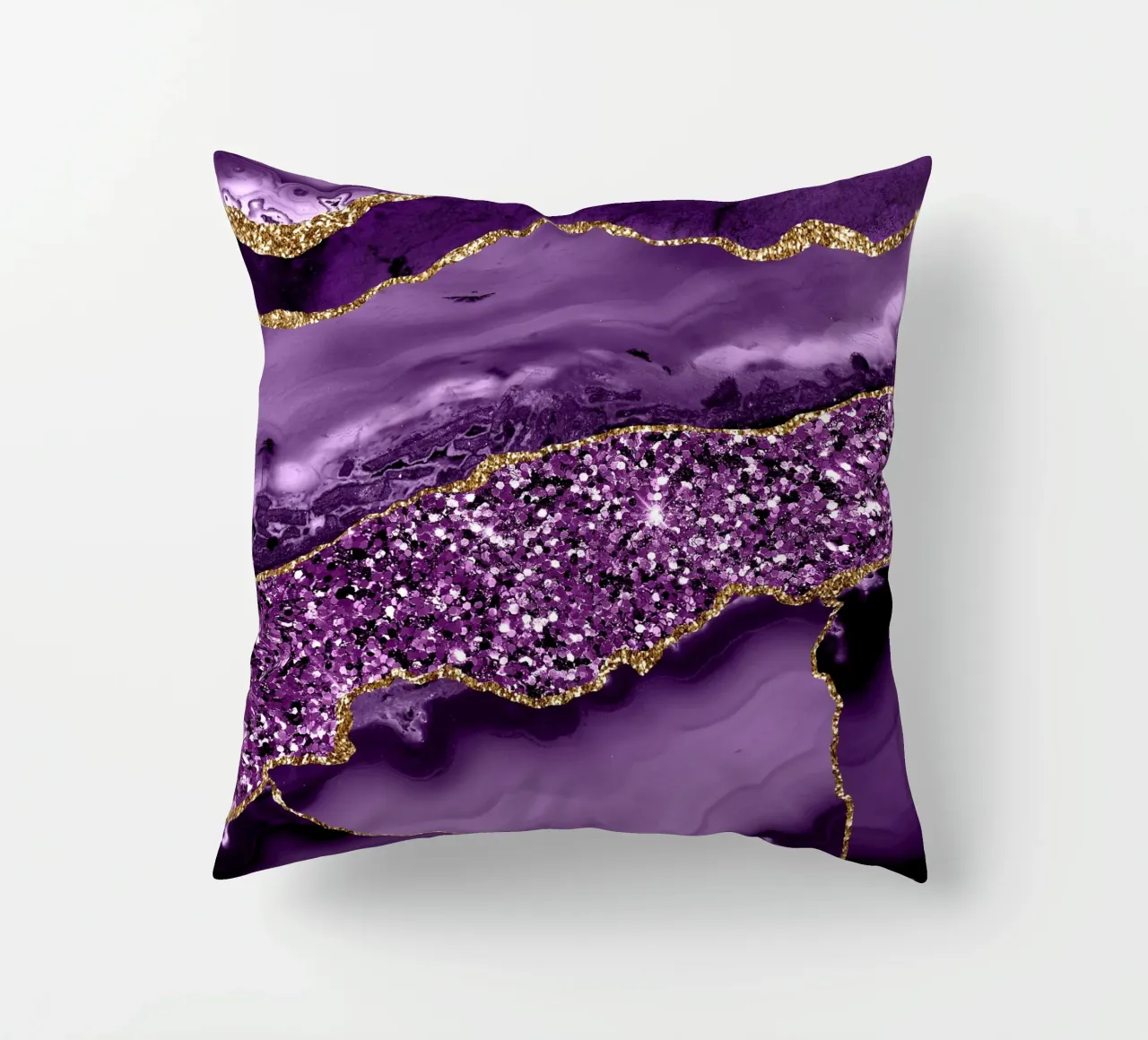 Agata Glitter Ocean Texture 02 cuscino da Gemstone Textures
