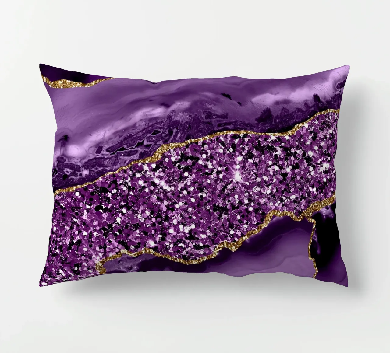 Agata Glitter Ocean Texture 02 cuscino da Gemstone Textures