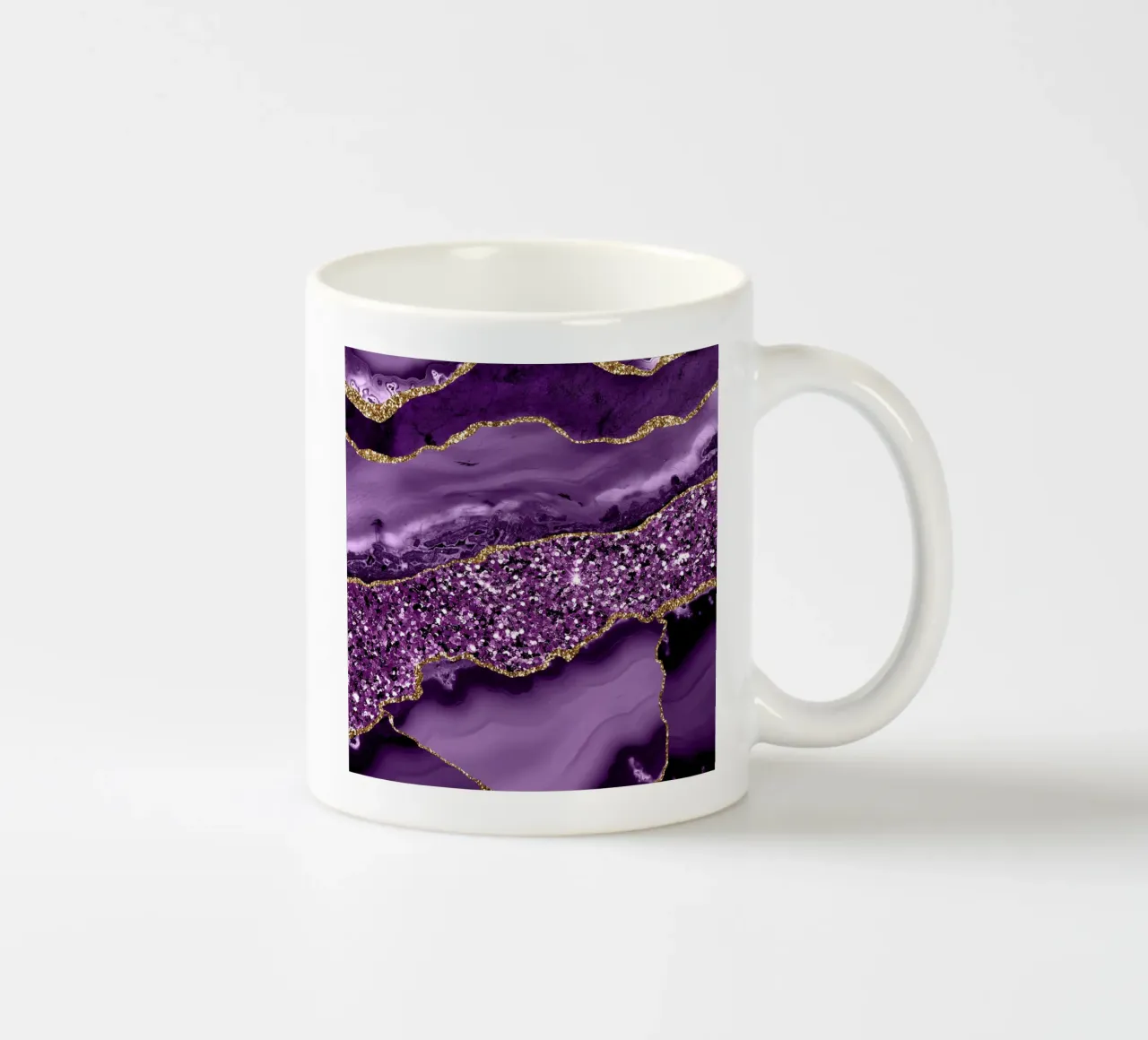 Agata Glitter Ocean Texture 02 tazza in ceramica da Gemstone Textures