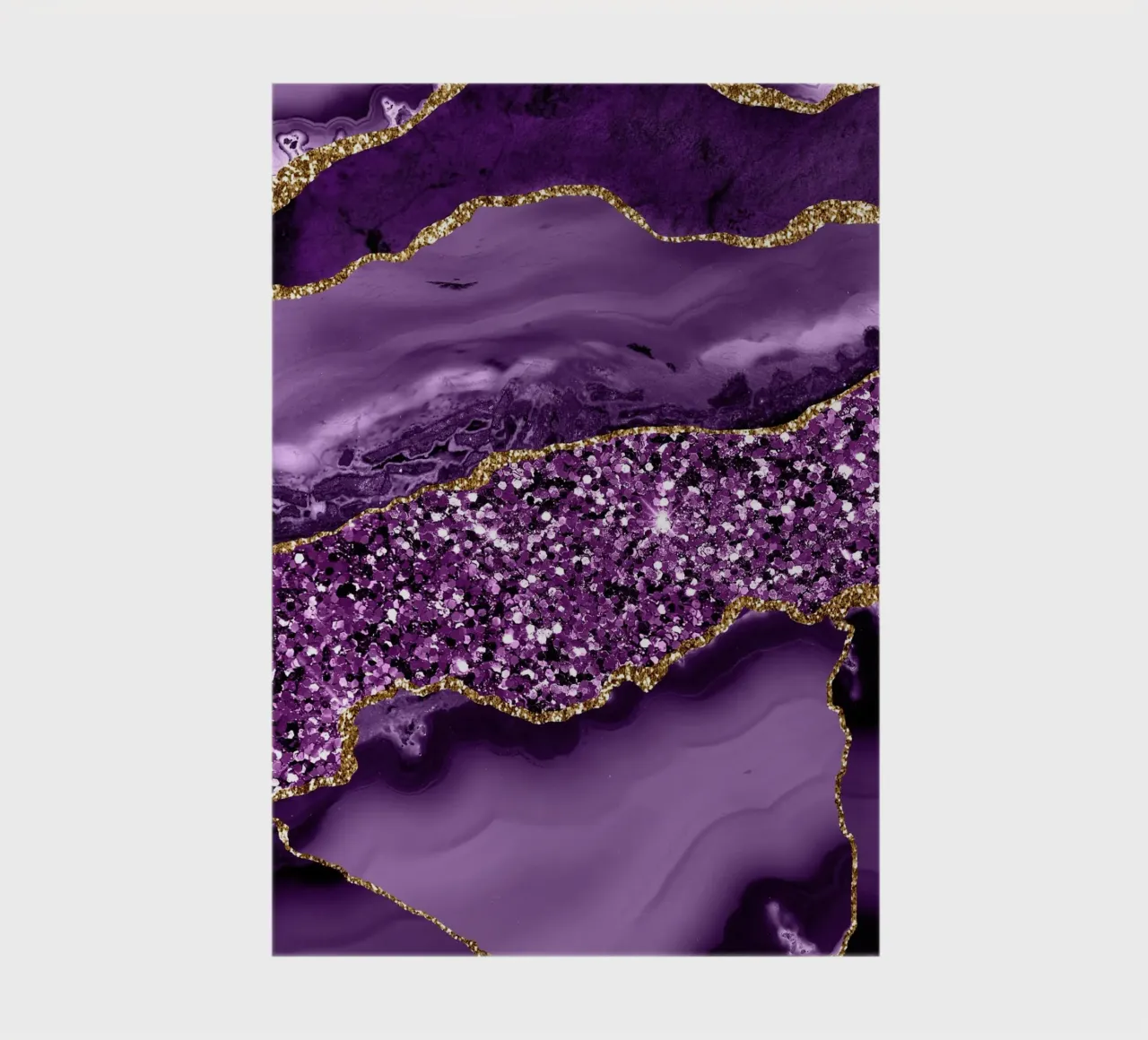 Agate Glitter Ocean Texture 02 notebook by Gemstone Textures