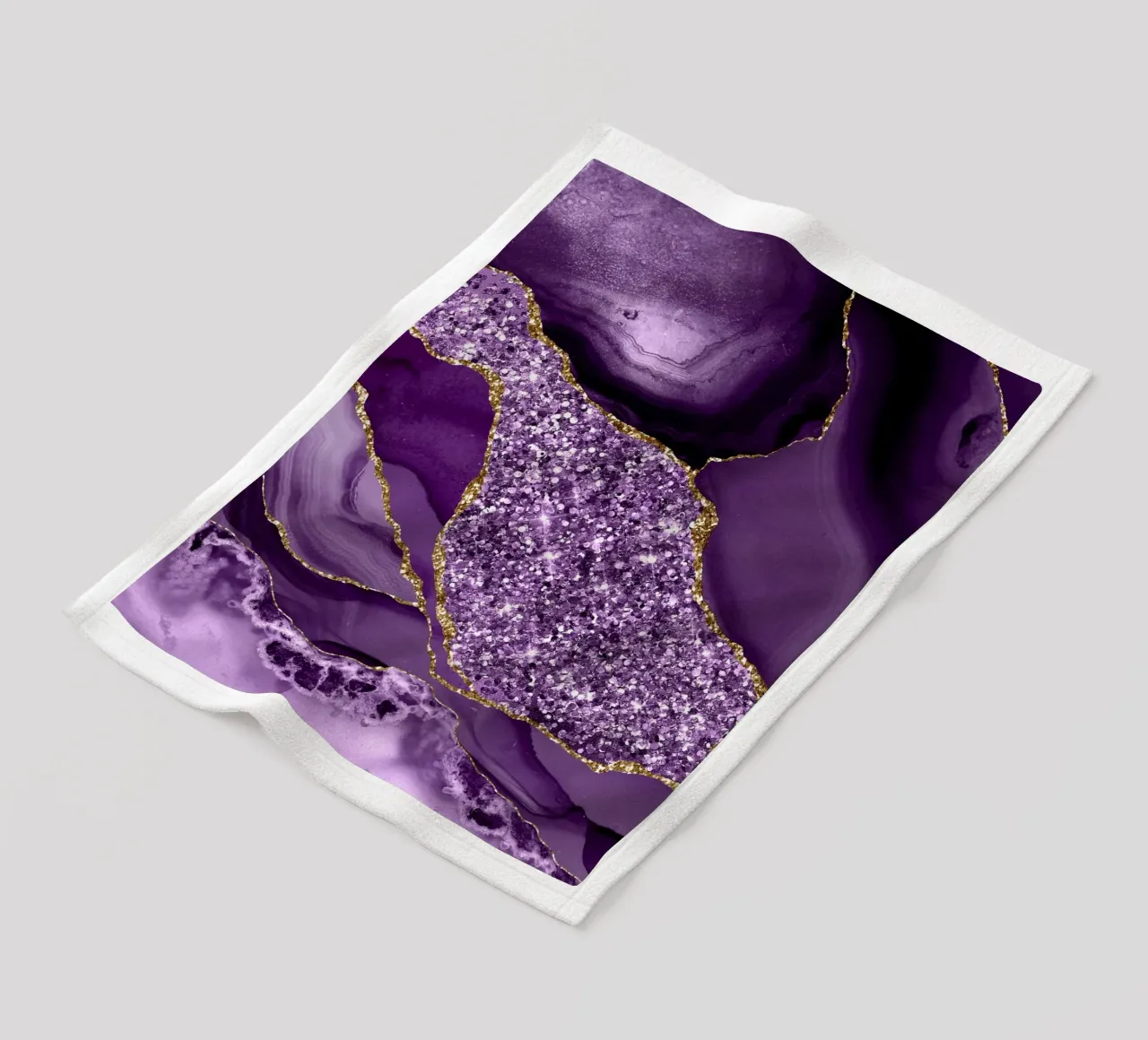 Agata Glitter Ocean Texture 03 coperta in pile da Gemstone Textures