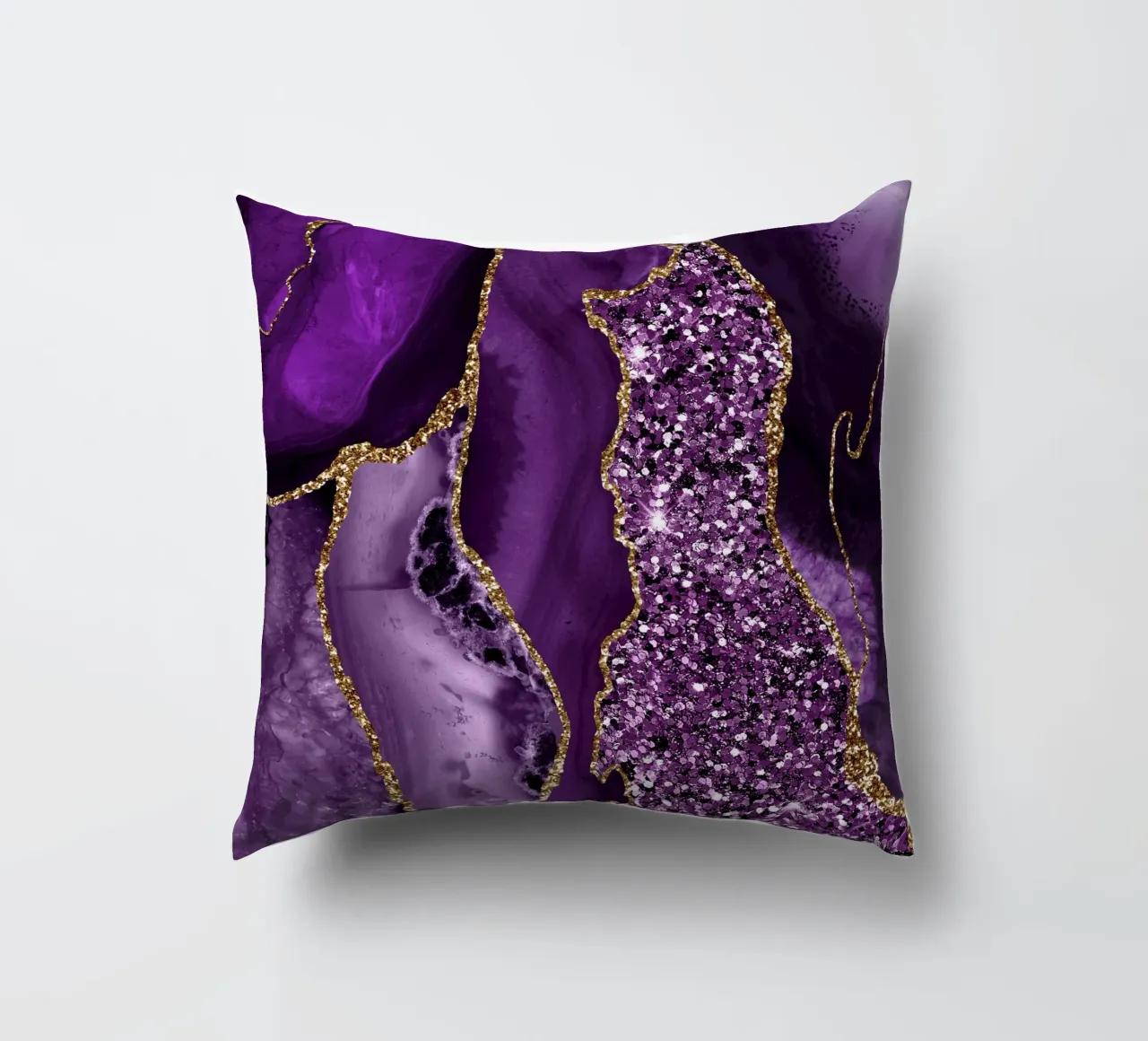 Agata Glitter Ocean Texture 04 cuscino da Gemstone Textures