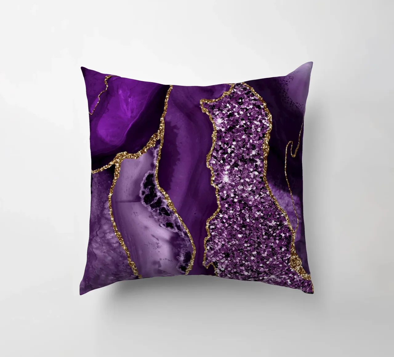 Agata Glitter Ocean Texture 04 cuscino da Gemstone Textures