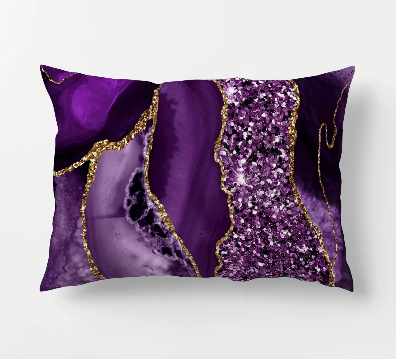 Agata Glitter Ocean Texture 04 cuscino da Gemstone Textures