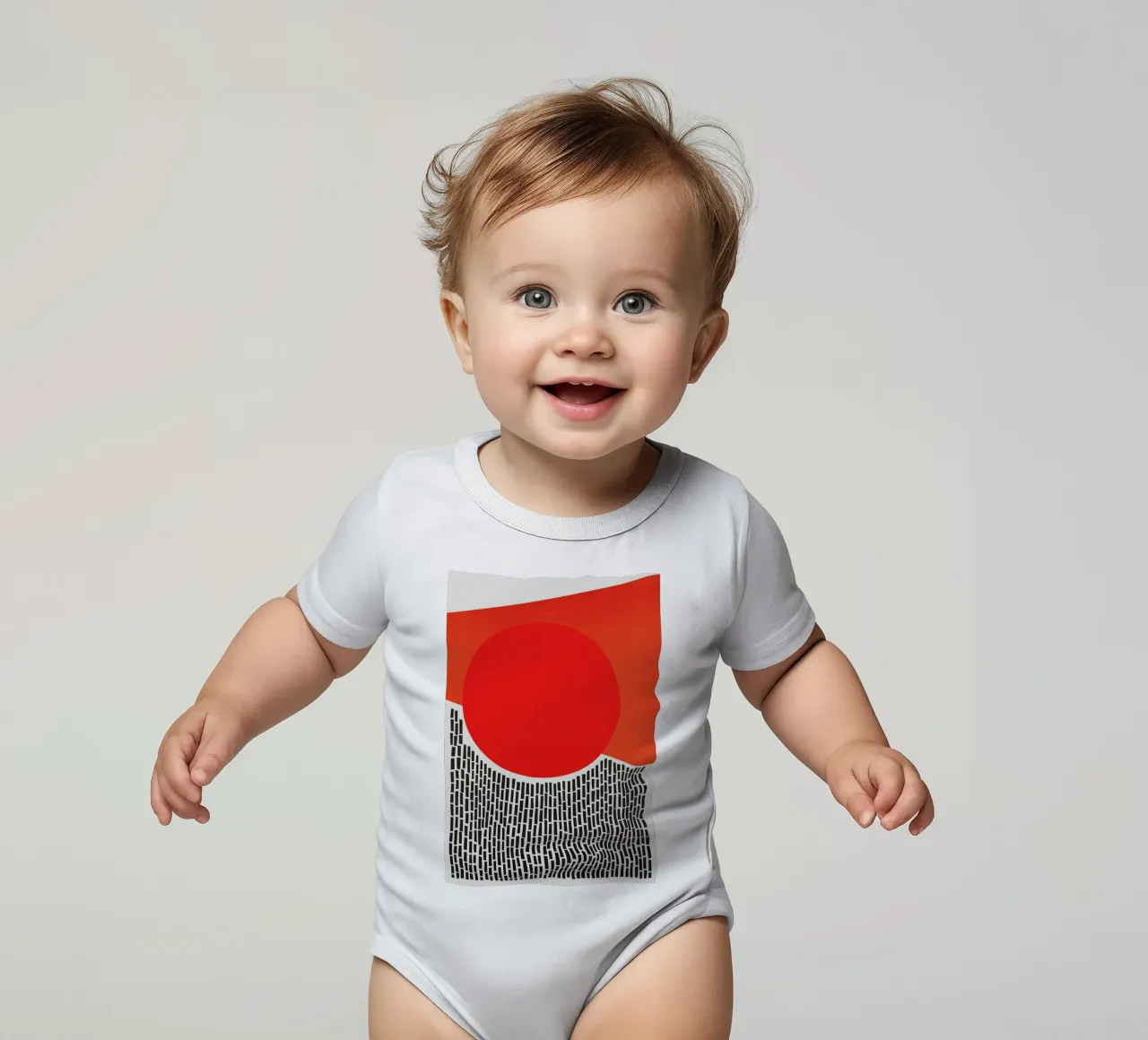Sunshine and Rain body de bebé de Fox & Velvet