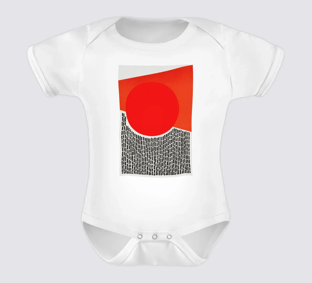 Sunshine and Rain body neonato maniche corte da Fox & Velvet