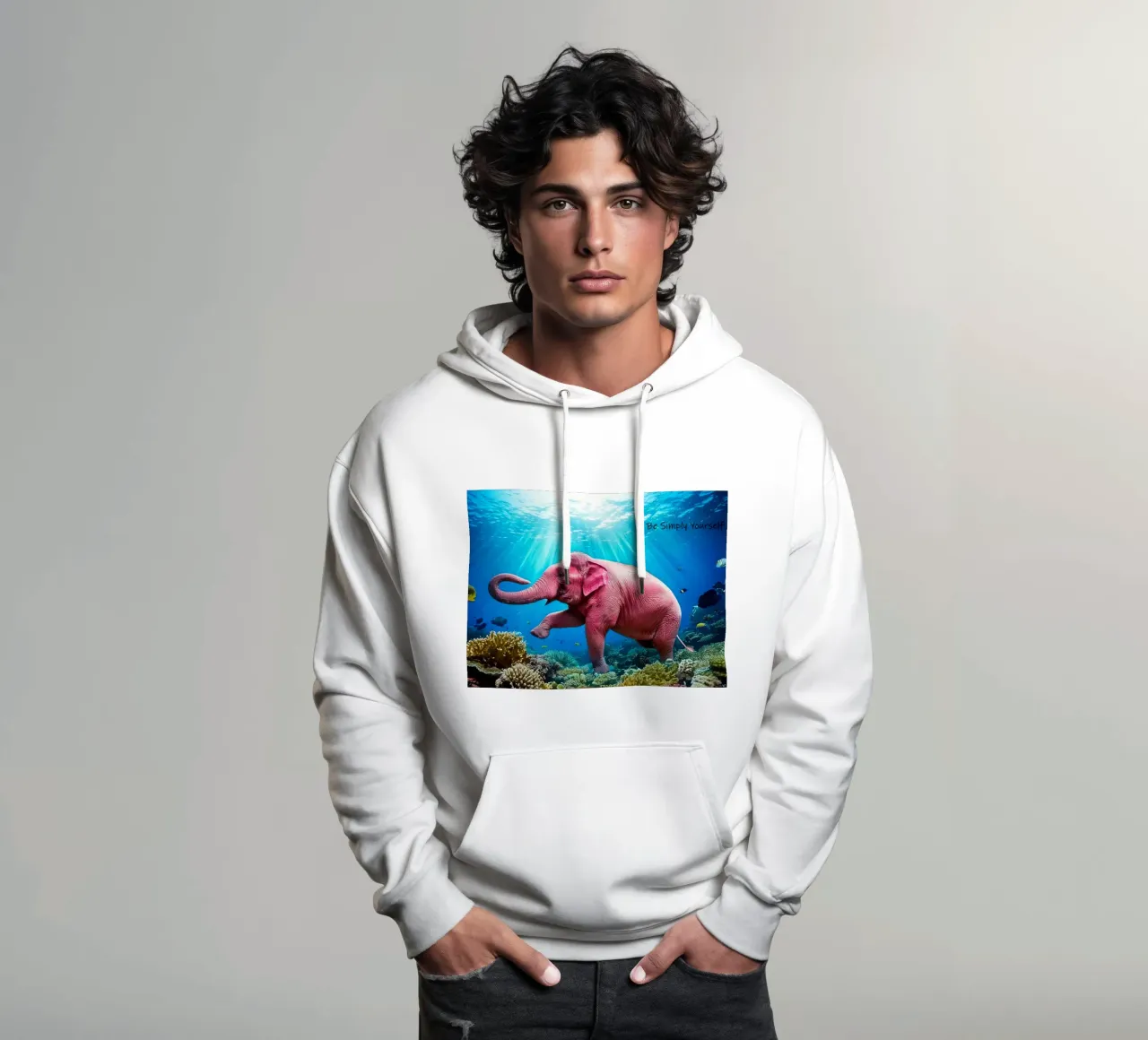 SEI EINFACH DU SELBST Hoodie von Thierry vobmann photography