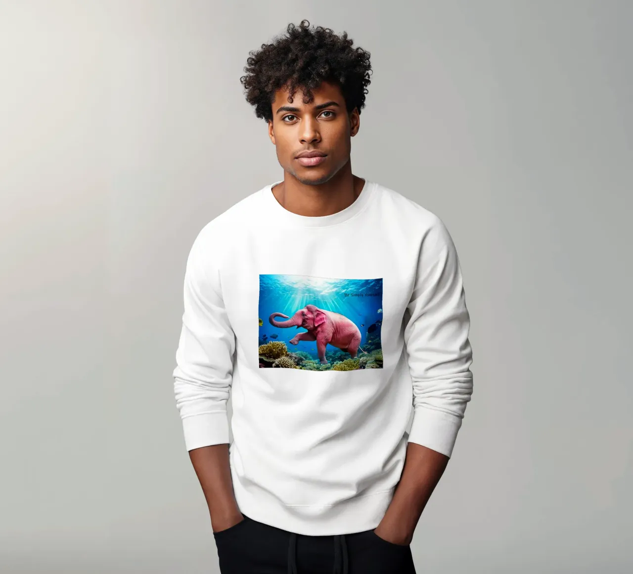 SEI EINFACH DU SELBST Sweatshirt von Thierry vobmann photography