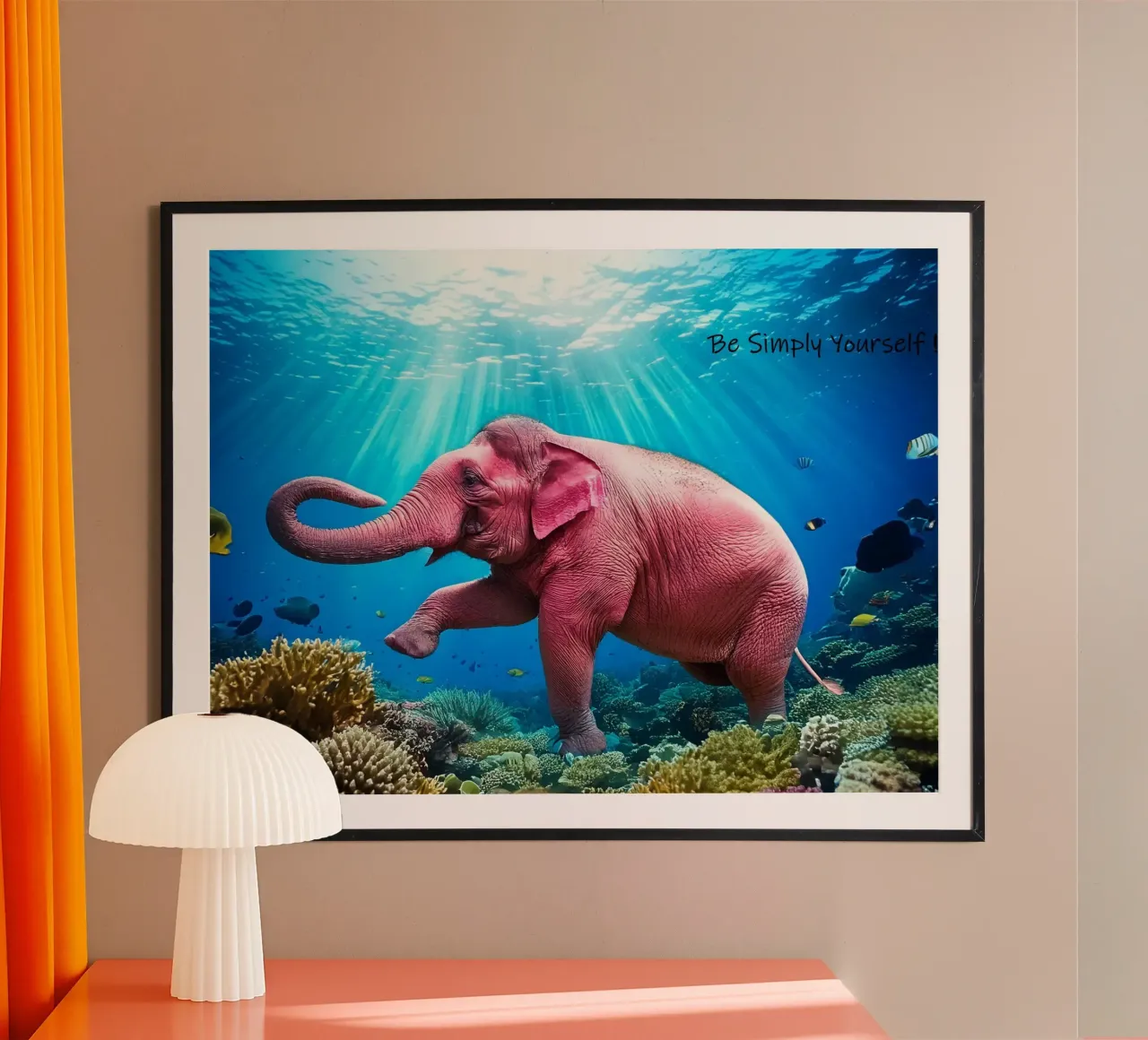 ESSERE SEMPLICEMENTE SE STESSI poster da Thierry vobmann photography