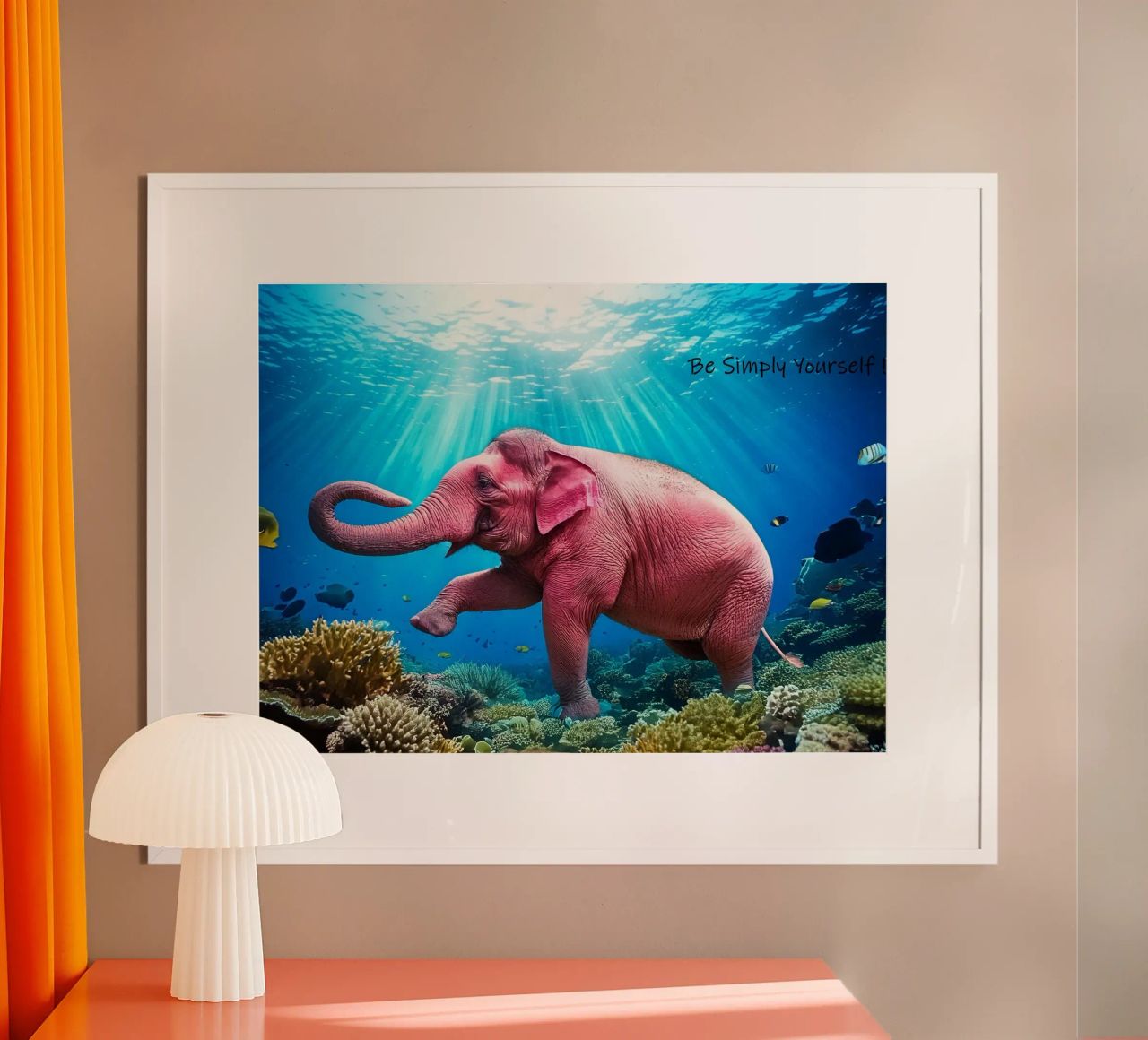 SOYEZ SIMPLEMENT VOUS-MÊME poster de Thierry vobmann photography