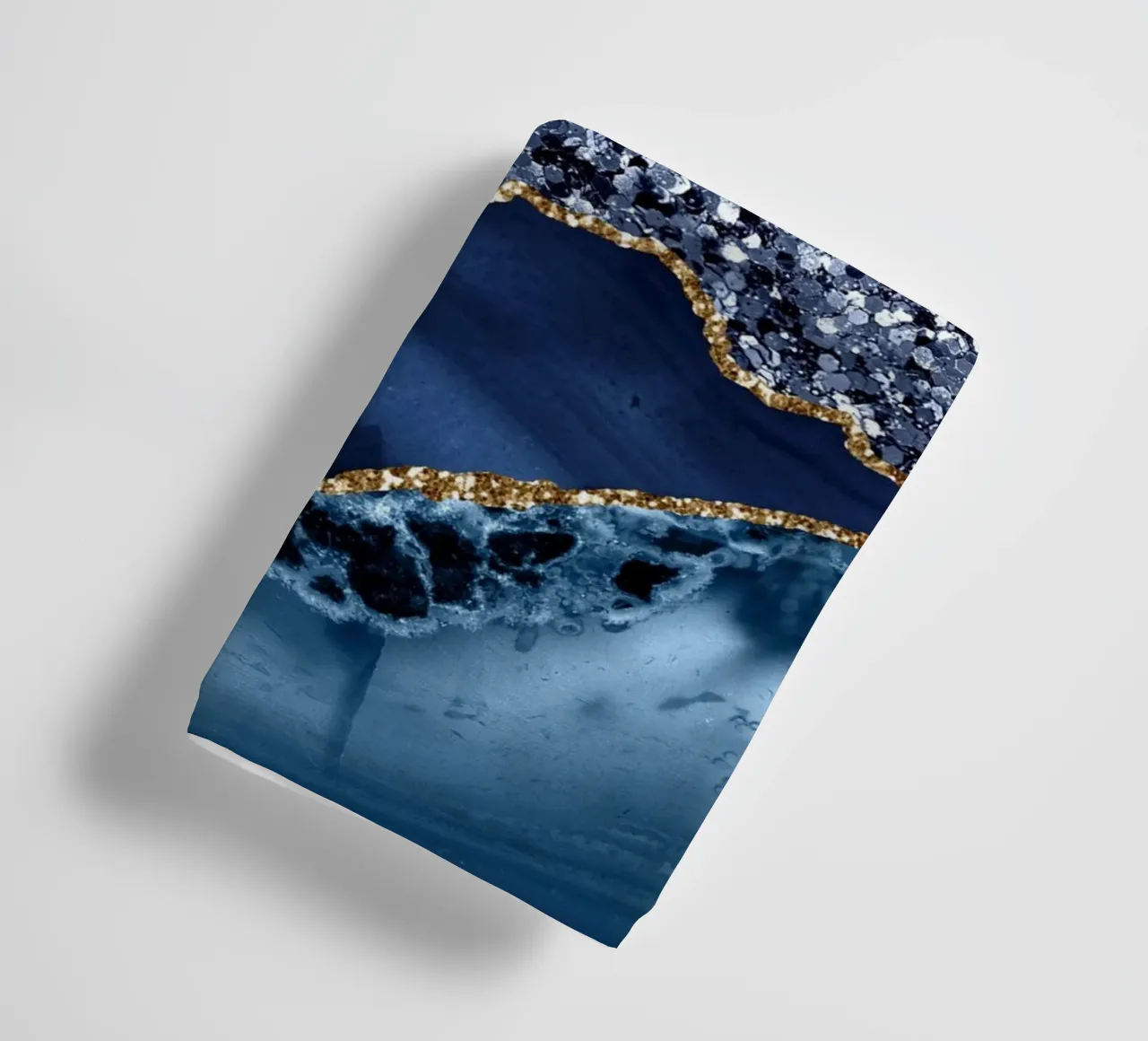 Agata Glitter Ocean Texture 07 asciugamano da bagno da Gemstone Textures