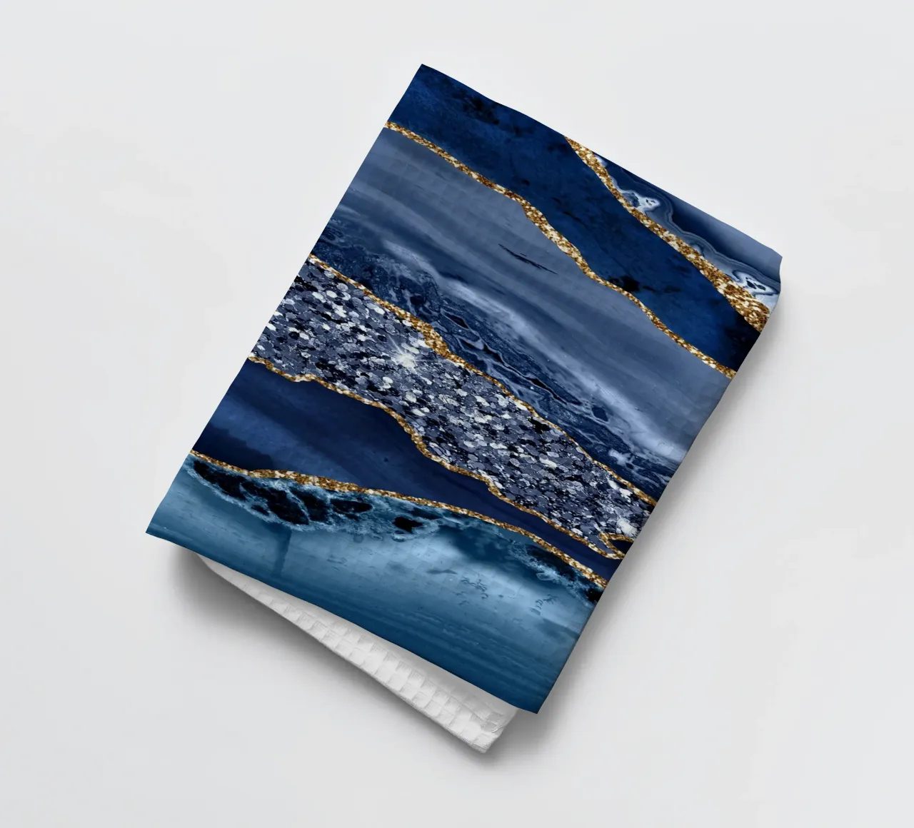 Agata Glitter Ocean Texture 07 canovaccio da cucina da Gemstone Textures