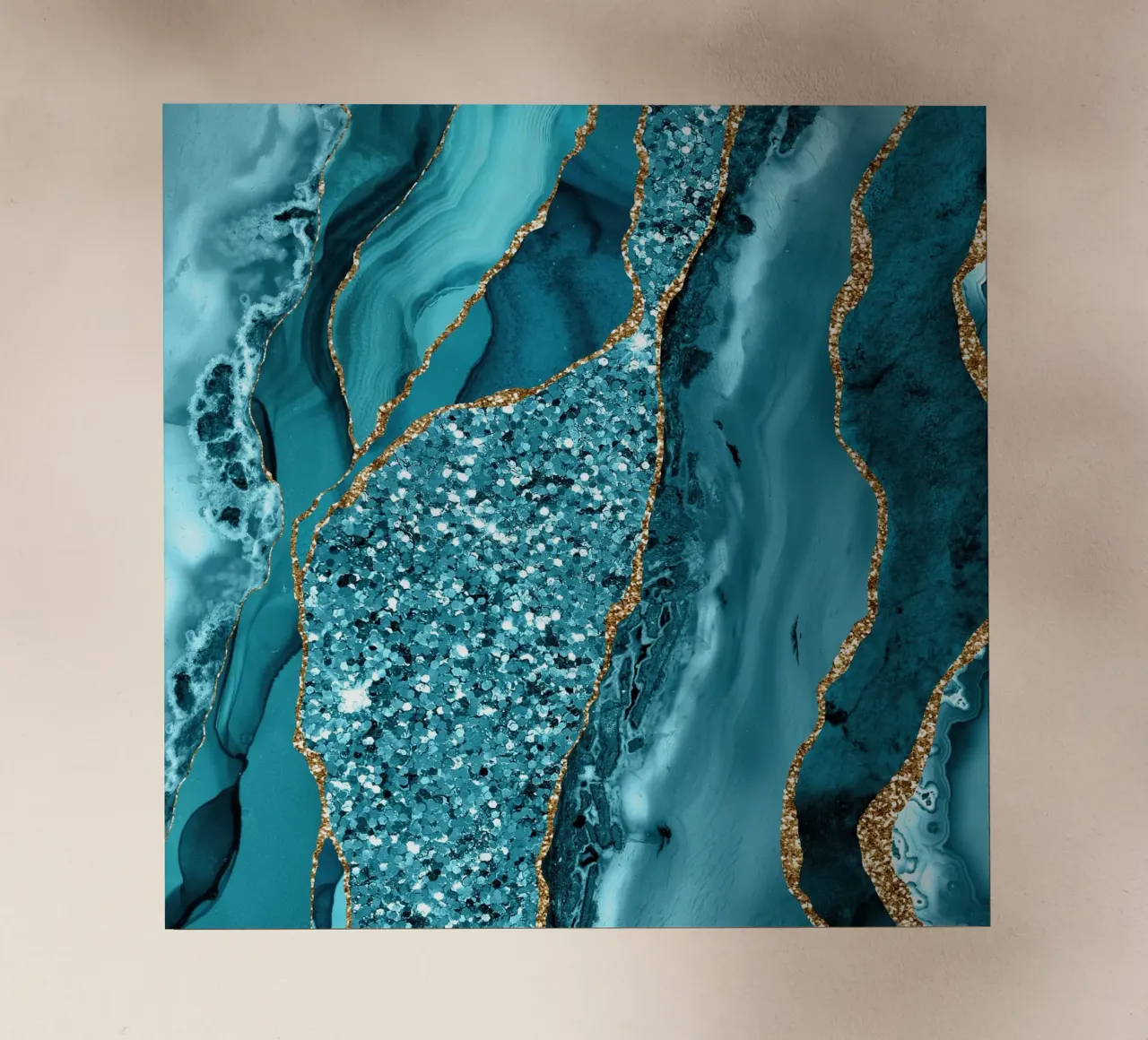 Agata Glitter Ocean Texture 11 pellicola backlit da Gemstone Textures