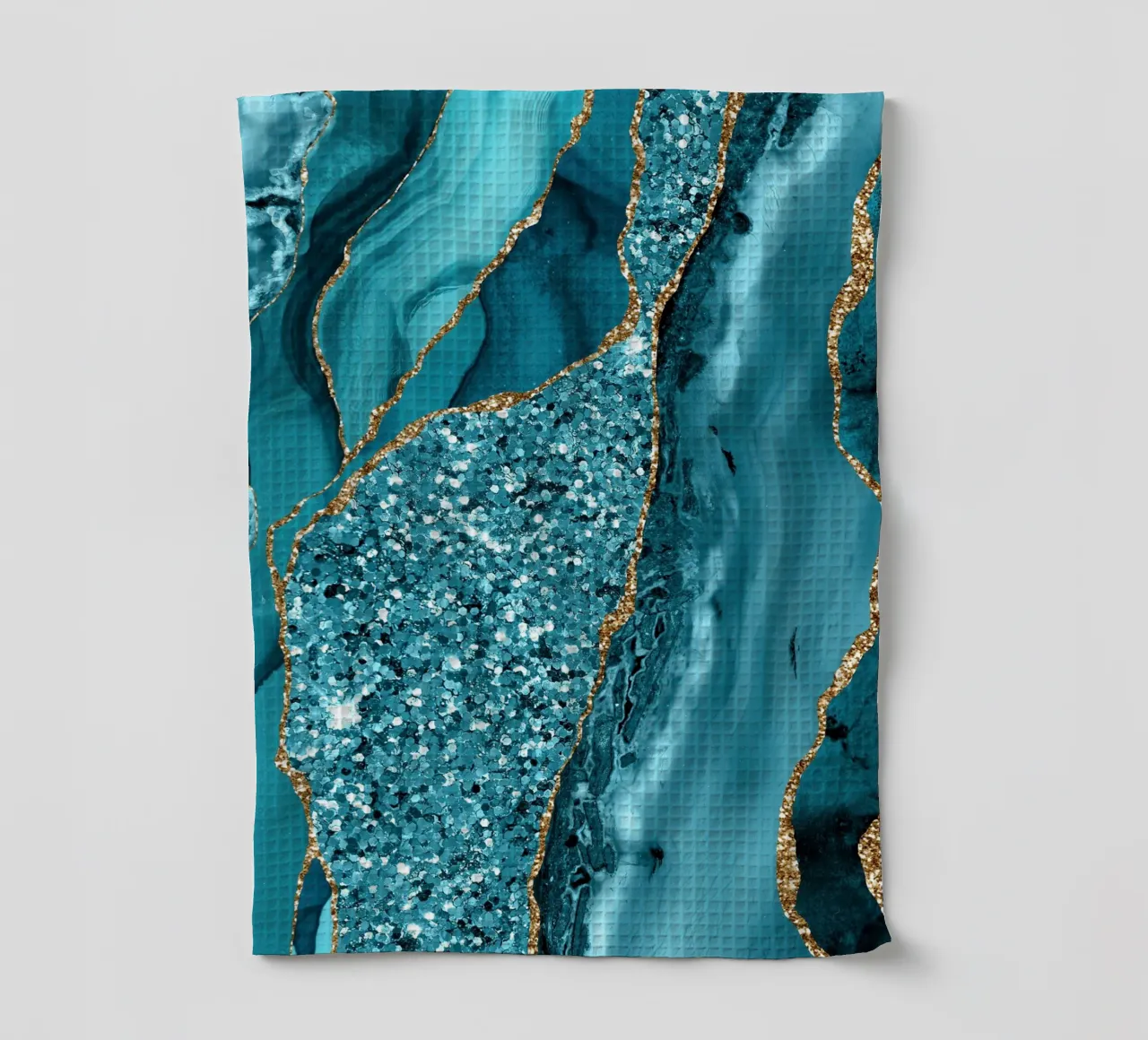 Agata Glitter Ocean Texture 11 canovaccio da cucina da Gemstone Textures