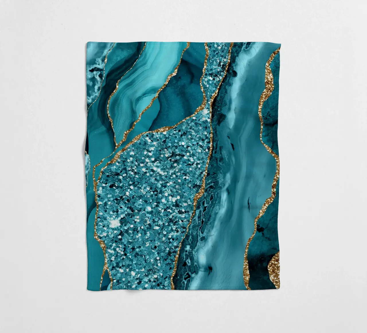 Agata Glitter Ocean Texture 11 coperta in pile da Gemstone Textures