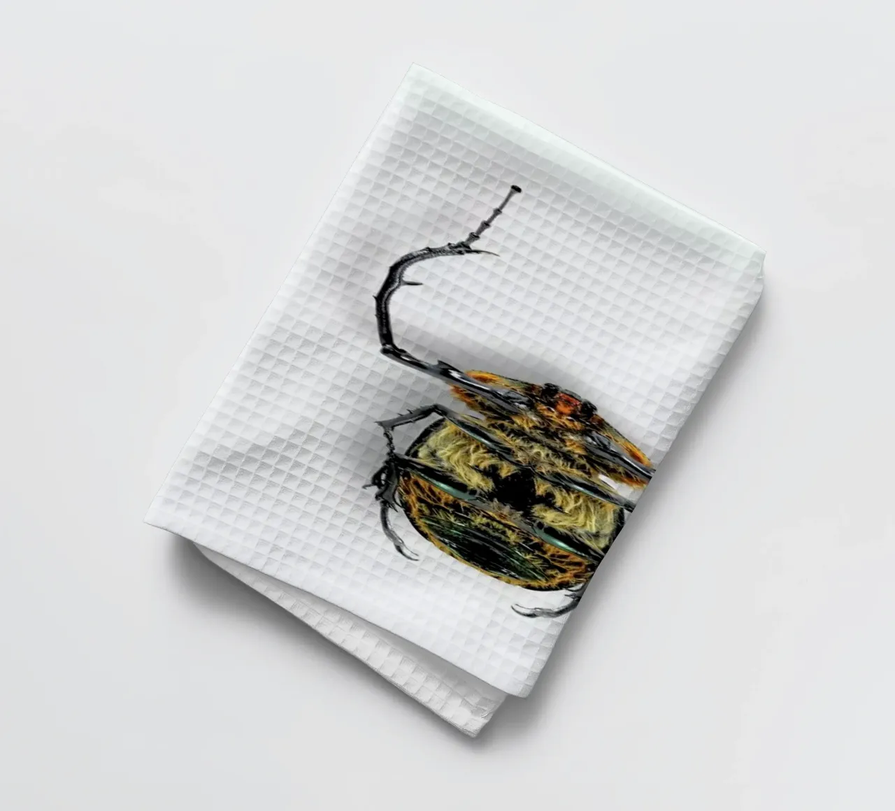 Animalium 5 tea towel by Günther Egger