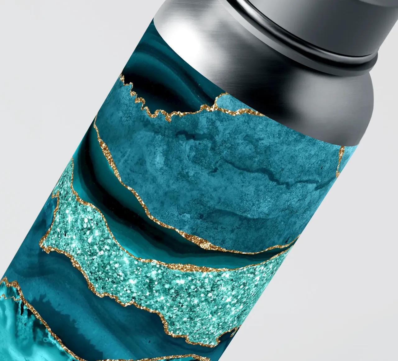 Achat Glitzer Ozean Textur 12 Sticker von Gemstone Textures
