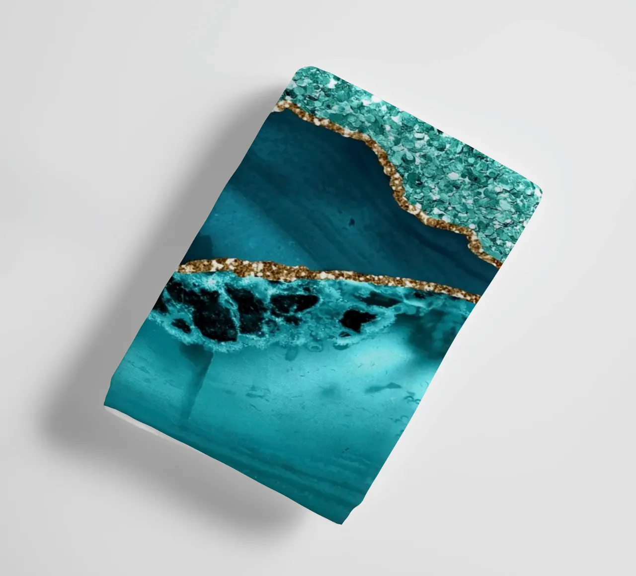Agata Glitter Ocean Texture 12 asciugamano da bagno da Gemstone Textures