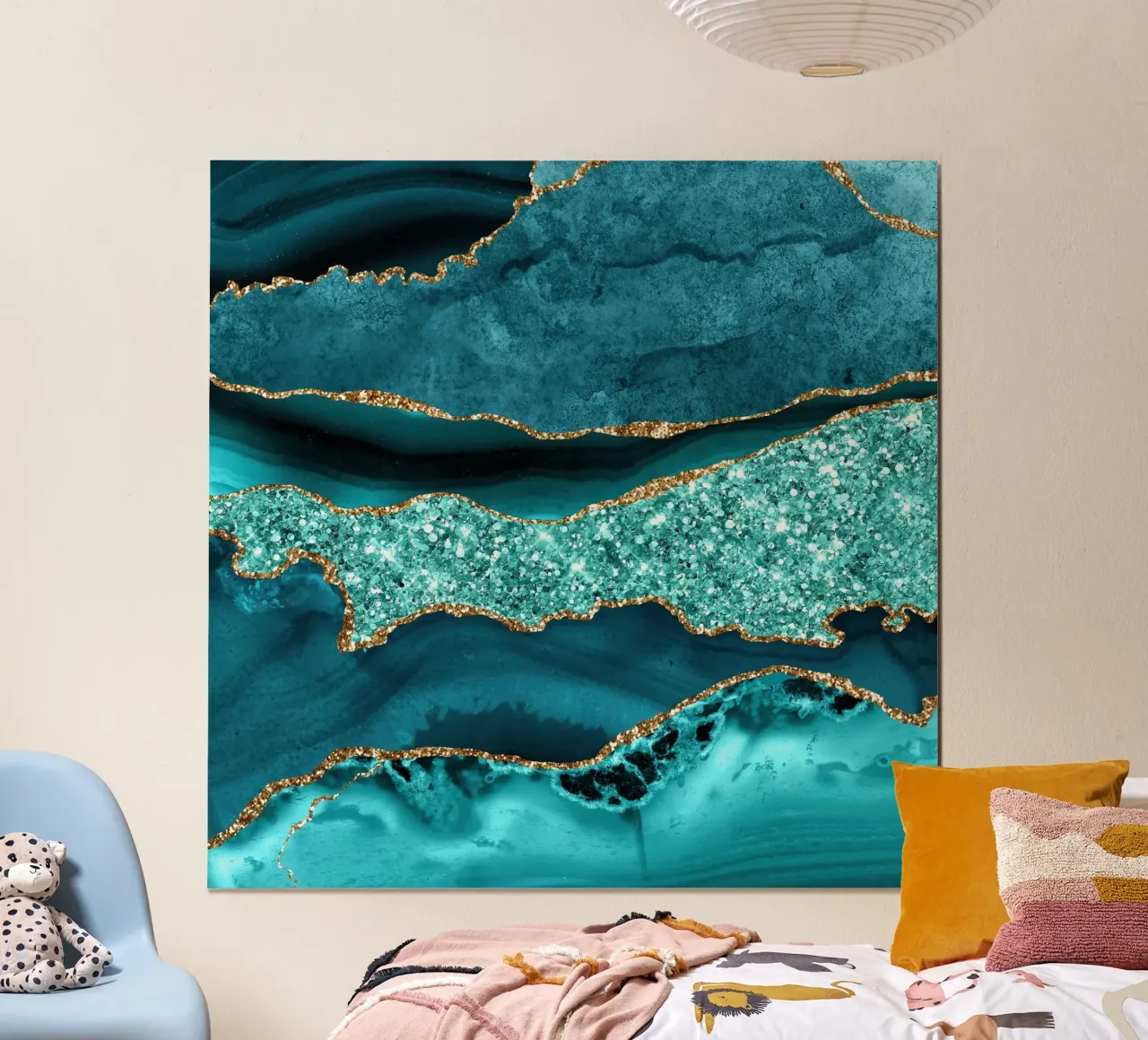 Achat Glitzer Ozean Textur 12 Hahnemühle von Gemstone Textures