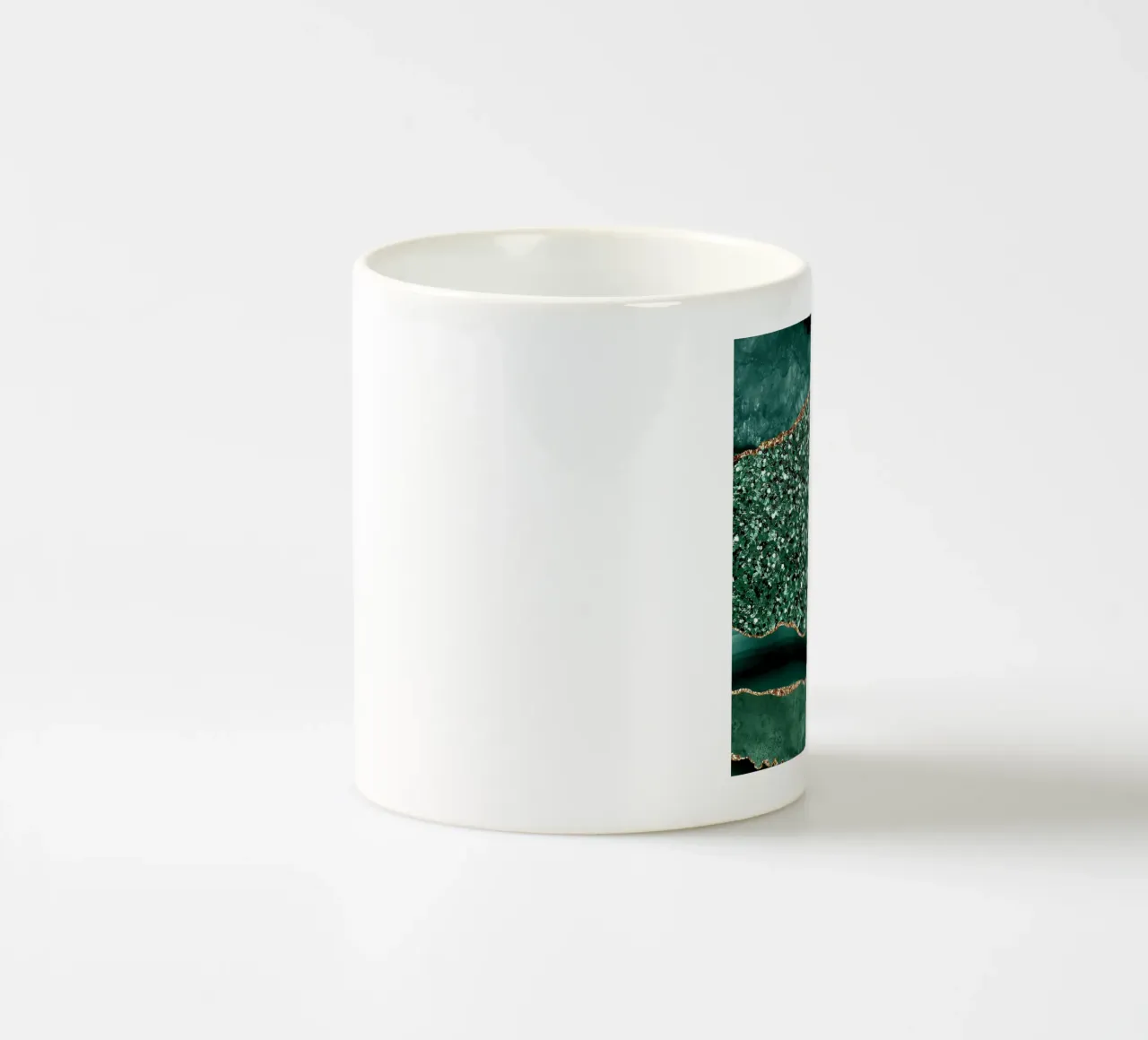 Agata Glitter Ocean Texture 13 tazza in ceramica da Gemstone Textures